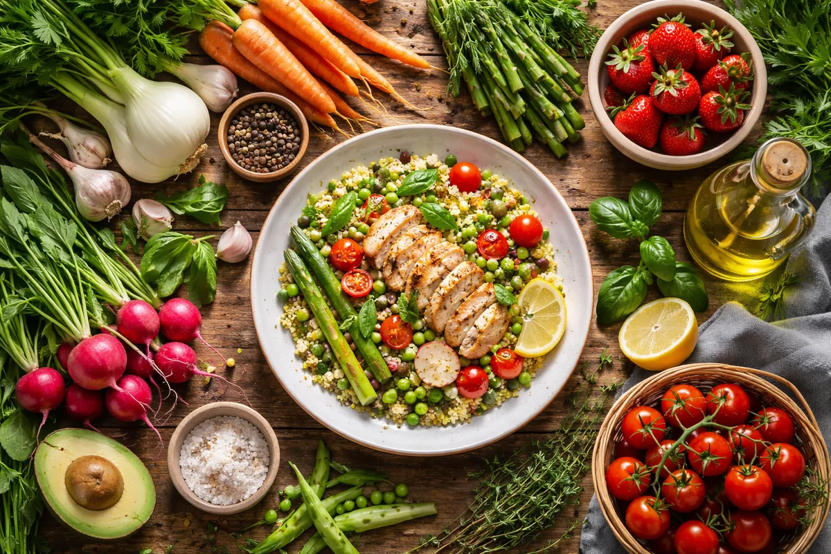 Comment créer des plats savoureux avec des ingrédients de saison et locaux