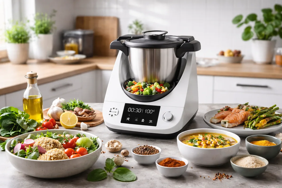 Comment préparer des recettes de cuisine saine avec un robot de cuisine
