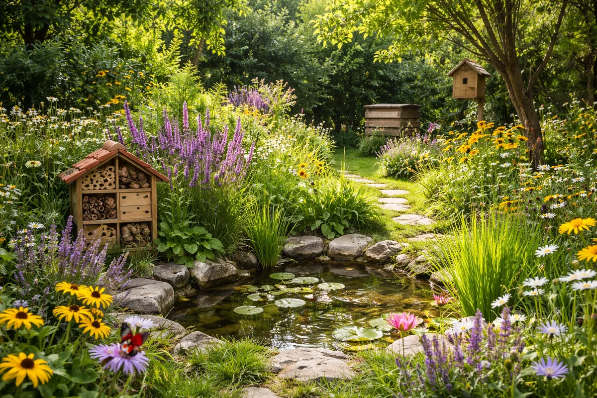 Comment rendre son jardin propice à la biodiversité et à un habitat durable
