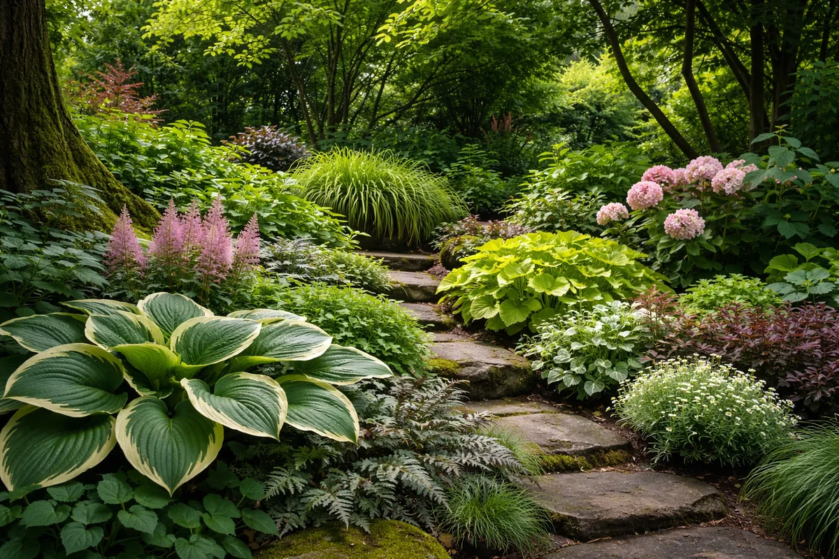 Comment choisir les plantes pour un jardin ombragé